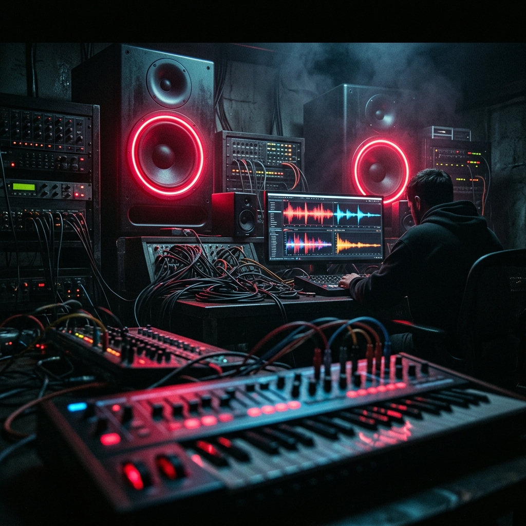 Cyberpunk Hero Background
